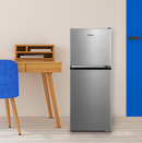 Midea 4.5-cu ft Mini Fridge with Freezer ( Stainless Steel )