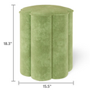 Mainstays Kids Flower Petal Ottoman - Green
