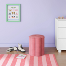 Mainstays Kids Flower Petal Ottoman - Pink