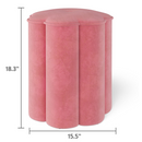 Mainstays Kids Flower Petal Ottoman - Pink