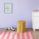 Mainstays Kids Flower Petal Ottoman - Yellow