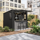 Suncast 8 ft. x 7 ft. Cabana Entertainment Shed