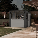 Suncast 8 ft. x 7 ft. Cabana Entertainment Shed