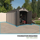 Lifetime 8 Ft. x 12.5 Ft. Outdoor Storage Shed