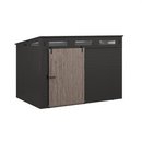 Suncast Modernist 10 ft x 7 ft. Sliding Door Storage Shed - Brown