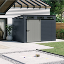 Suncast Modernist 10 ft x 7 ft. Sliding Door Storage Shed - Gray