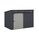 Suncast Modernist 10 ft x 7 ft. Sliding Door Storage Shed - Gray