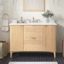 Ove Decors Gabi 48" Fluted Free Standing Single Basin Vanity