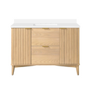 Ove Decors Gabi 48" Fluted Free Standing Single Basin Vanity