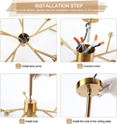 Weesalife Sputnik Chandelier