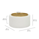 Beautiful Drew Stowaway Coffee Table with Storage by Drew Barrymore, White