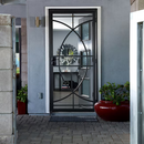 RELIABILT Rio 36-in x 81-in White Steel Universal/Reversible Surface Mount Security Screen Door