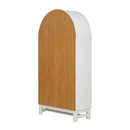 Better Homes & Gardens Juliet Open Arch Bookcase, White and Light Honey
