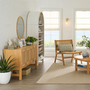 Better Homes & Gardens Juliet Open Arch Bookcase, White and Light Honey