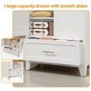 Homy Casa 60" Armoire Wardrobe Closet for Bedroom Storage, White