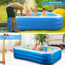 Cowin Inflatable Swimming Pool for Backyard, Blue