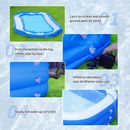 Cowin Inflatable Swimming Pool for Backyard, Blue