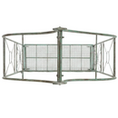 SAFAVIEH Eloise Outdoor Patio Arbor Bench, Antique Green