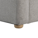 Harmony Boucle Swoop Arm Loveseat 57"
