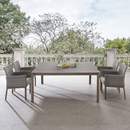 Sirio Palermo Outdoor Patio Dining Chairs with Sunbrella Cushions – Set of 4