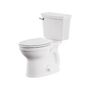 American Standard Edgemere White Round Chair 2-piece Toilet