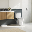American Standard Edgemere White Round Chair 2-piece Toilet
