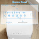 COWSAR 5000 BTU (DOE) 115-Volt Vented Small Room Portable Air Conditioner Remote Included