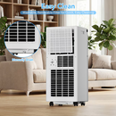 COWSAR 5000 BTU (DOE) 115-Volt Vented Small Room Portable Air Conditioner Remote Included