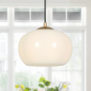 Livable Natural Classic 1-Light 9.5" Gold Modern Drum Pendant Light Fixtures