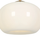 Livable Natural Classic 1-Light 9.5" Gold Modern Drum Pendant Light Fixtures