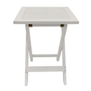 Leigh Country Square Folding Adirondack Patio Table, White