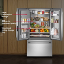 KitchenAid 36 Inch Wide 30 Cu. Ft. Energy Star Certified Fingerprint Resistant French Door Refrigerator with Max Cool and Max Freeze
