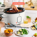 Beautiful 6 Qt Programmable Slow Cooker, White Icing by Drew Barrymore