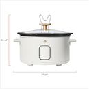 Beautiful 6 Qt Programmable Slow Cooker, White Icing by Drew Barrymore