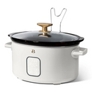 Beautiful 6 Qt Programmable Slow Cooker, White Icing by Drew Barrymore