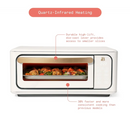 Beautiful Infrared Air Fryer Toaster Oven, 9-Slice, 1800 W, White Icing by Drew Barrymore