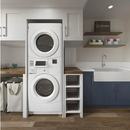 White Commercial Laundry Center with 3.1 cu. ft. Washer and 6.7 cu. ft. 240-Volt Electric Vented Dryer