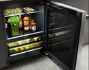 JennAir 24 Inch Wide Energy Star Certified Beverage Cooler with LED Lighting and UV Resistant Thermal Glass