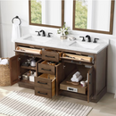 OVE Decors Alonso Bath Double Sink Vanity 60" in Brown