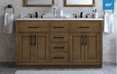 OVE Decors Alonso Bath Double Sink Vanity 60" in Brown