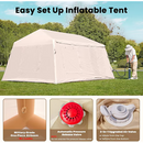 Esazn 8-10 People Inflatable Camping Tents Polyester 8 -10 Person Tent