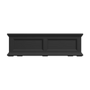 Mayne Rectangle 36-in W x 11-in L x 11-in H Black Plastic Outdoor Self Watering Window box