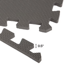 Fleming Supply 24-in W x 24-in L x 0.5-in T Foam Gym Floor Mat 12-Pack