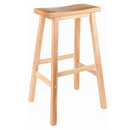 Winsome Satori Saddle Seat Counter Stool, Natural, 29"