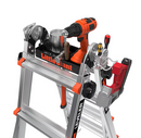 Little Giant Ladders Leveler 2.0 M22 with Leg Levelers 22-ft Reach Type 1A - 300 lbs. Load Capacity Telescoping Multi-Position Ladder