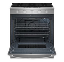 Whirlpool 30-in 5 burners 5-cu ft Air Fry Convection Oven Slide-In Natural Gas Range ( Fingerprint Resistant Stainless Steel )