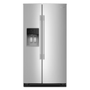 KitchenAid 24.8 cu ft. Side-by-Side Refrigerator with Exterior Ice and Water and PrintShield® finish