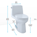 TOTO Eco UltraMax 1 Piece Elongated Toilet