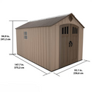 Lifetime Resin Outdoor Storage Shed 8' x 12.5'