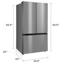 Midea 27 cu. ft. Counter-Depth French Door Refrigerator with AutoFill Water Pitcher